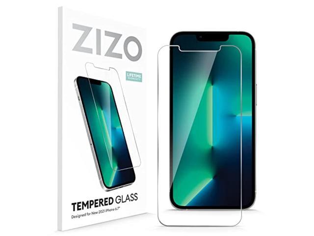zizo tempered glass screen protector for iphone 13 pro max clear screen protector with anti scratch and 9h hardness - clear