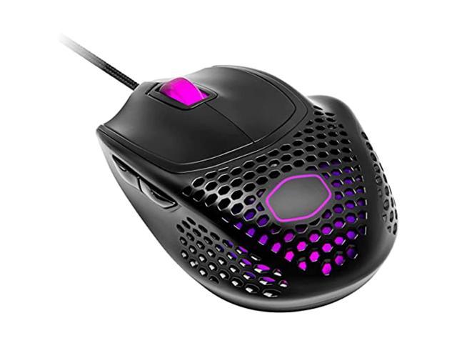 cooler master mm720 rgb-led claw grip wired gaming mouse - ultra lightweight 49g honeycomb shell, 16000 dpi optical sensor, 70 million click micro.