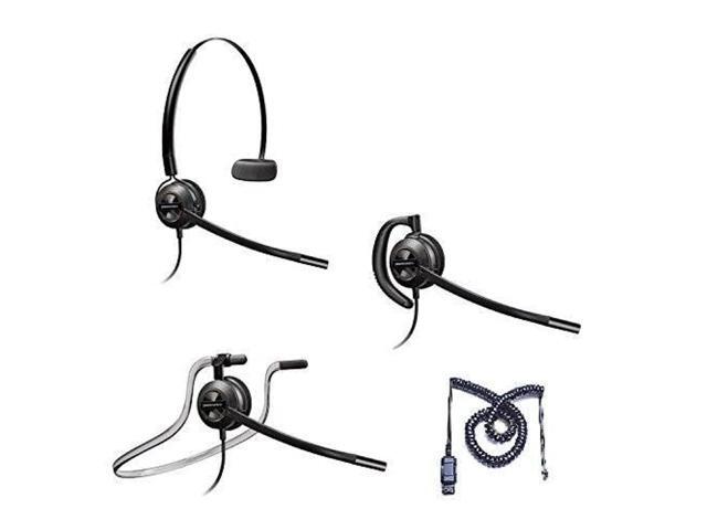 mitel compatible plantronics encorepro 540 hw540 headsets bundle for mitel 50xx 51xx 52xx 53xx 55xx 85xx 8600