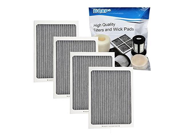 hqrp 4-pack refrigerator carbon-activated filter compatible with electrolux 242047801 242047804 eafcbf ps1993820 replacement photo