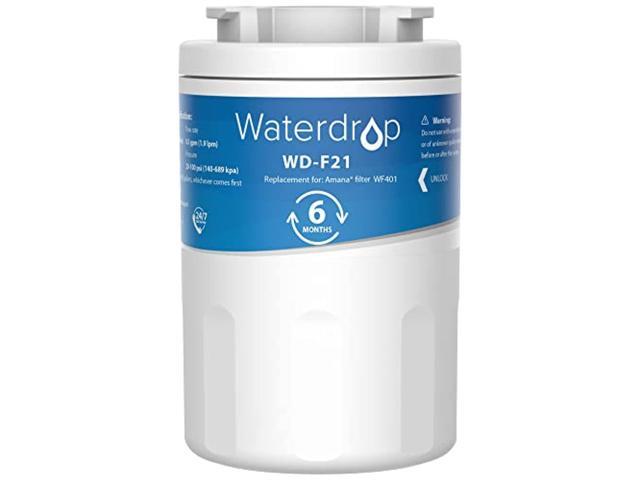 waterdrop wf401 refrigerator water filter, replacement for amana clean n clear wf401, wf401s, 12527304, 46-9014, 469014, 1 filter photo