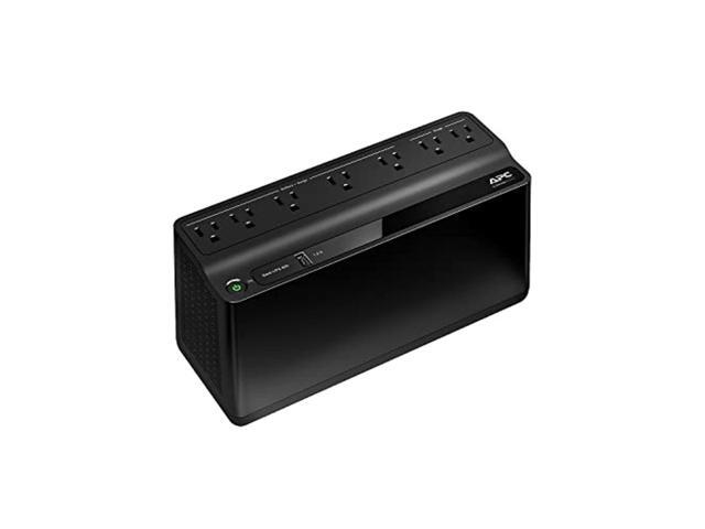APC - Back UPS, 650VA/360W, Floor/Wall Mount 120V, 7x NEMA 5-15R outlets, USB Type A Port - Black - image 2