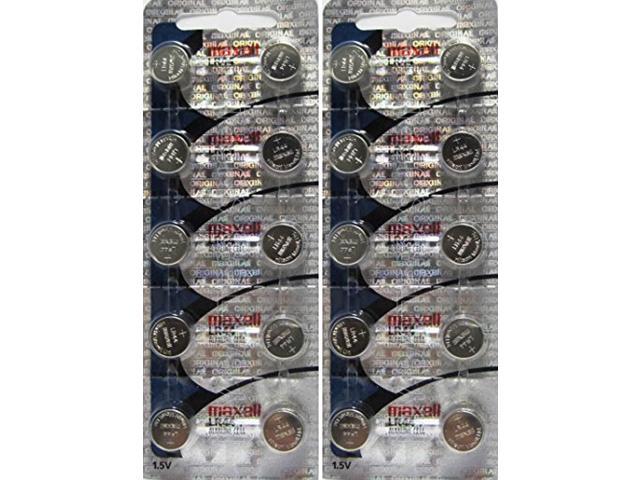 Photos - Power Tool Battery Maxell 2 x 10 pack  ag13 lr44 357 button cell battery hologram (20 batterie 