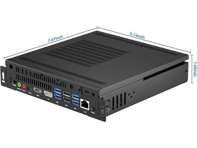 TIBURN Mini PC Intel I5-1250PE Quad-Core Processor Plug-and-plug OPS, Windows 11 Pro Desktop Computers 4K UHD Graphics Dual Display HDMI/DP,2.4G+5G...