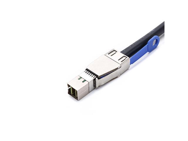 SFF-8644 to 4 Sata 7 Pin Cable, External Mini SAS HD SFF-8644 to 4 Port SATA Cable, Hard Disk Data Server Raid Cable 1 Meter 3.2 FT