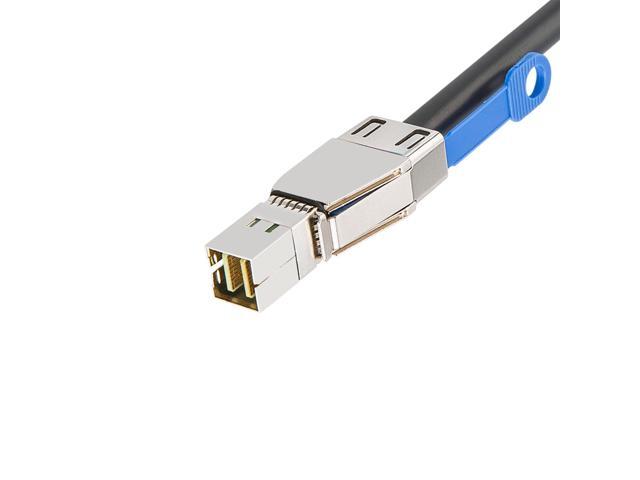 External Mini SAS HD Cable, Mini SAS SFF-8644 to SFF-8088 Cable, 6 Gbps, 2M/6.6FT