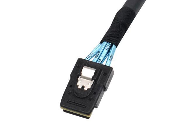 External Mini SAS 28AWG Male 26Pin SFF-8088 to Internal Mini SAS Male 36Pin SFF-8087 Data Cable 1M 3.3feet