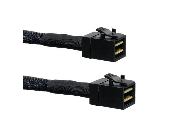 Internal Mini SAS HD SFF-8643 to SFF-8643 Cable, 12Gbps, Compatible with RAID or PCI Express Controller (3.3FT/1M)