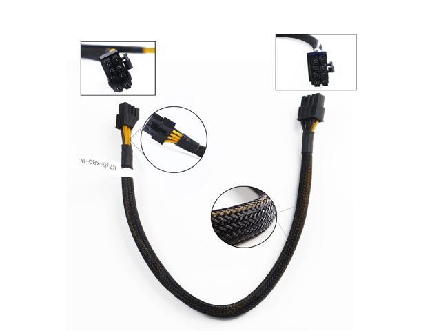 Power Cable for D. ELL R730 8Pin to Nvidia K80 M40 M60 P40 P100 PCIE GPU 8Pin 35CM