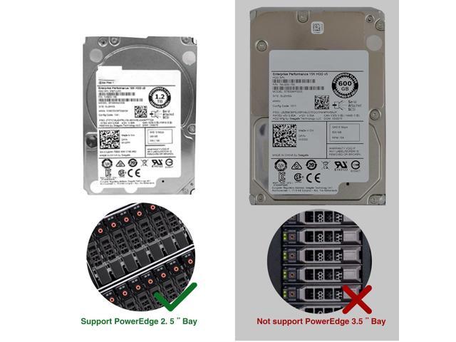 Hard Drive Tray Caddy 2.5' SSD HDD Caddy G176J 0G176J Hard Drive Bracket SAS SATA Caddy Compatible for D. ell PowerEdge R720 R630 R730 R830 R930...