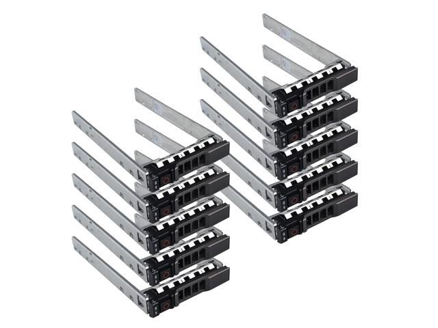 Hard Drive Tray Caddy 2.5 SSD Caddy G176J 0G176J Hard Drive Bracket Compatible with D. ell PowerEdge 14/13/12th Generation T440 T640 R730 R730XD...