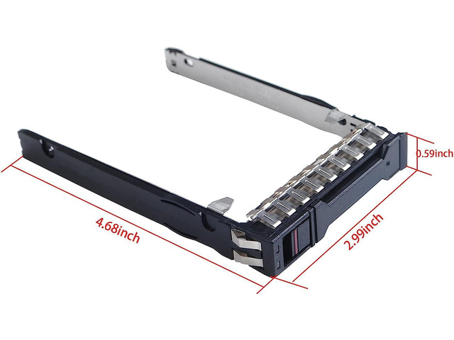 2PCS 2.5 Drive Tray Caddy P22892 P22892-002 for HP G10 Gen10 Plus V2 G11 Server DL20 DL360 DL365 DL380 DL385 DL325