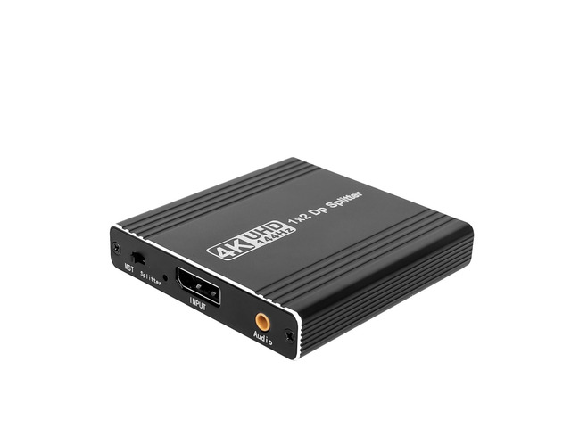Displayport Splitter to Dual 4K@144Hz/120Hz DP Monitors by DP Hub Supports MST Extend, SST Mirror Mode 1 in 2 Out for Monitor Projector