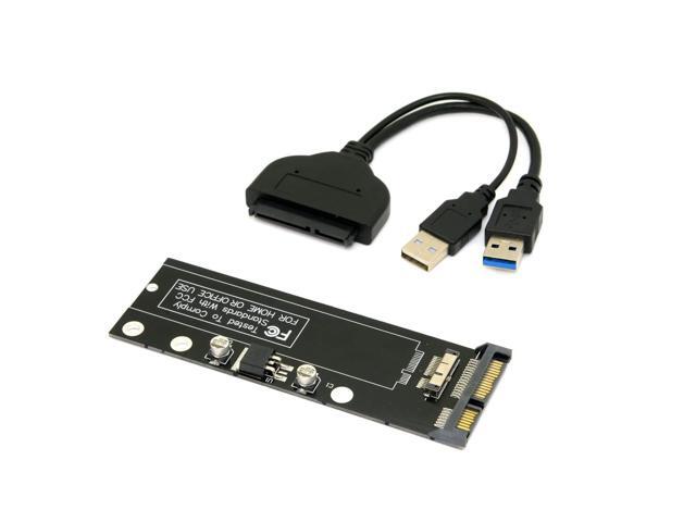 Vszerda USB 3.0 to 12+6Pin SSD and SATA 22Pin PCB Disk Drive for 2010 2011 MAC Air A1369 A1370 SSD
