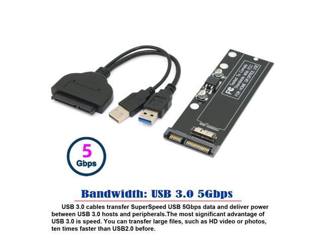 Vszerda USB 3.0 to 12+6Pin SSD and SATA 22Pin PCB Disk Drive for 2010 2011 MAC Air A1369 A1370 SSD