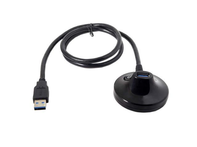 Vszerda USB 3.0 Desktop Extension Cable USB 3.0 Type A Male to Female Desktop Extension Data Cable 0.8m