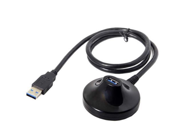 Vszerda USB 3.0 Desktop Extension Cable USB 3.0 Type A Male to Female Desktop Extension Data Cable 0.8m