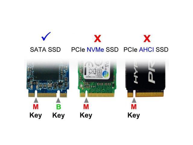 Vszerda M.2 NGFF B/M-Key SATA SSD to 2.5' SATA Hard Disk PCB Converter Adapter (Not Work NVEM SSD to SATA) with SATA to USB 3.0 Data Cable