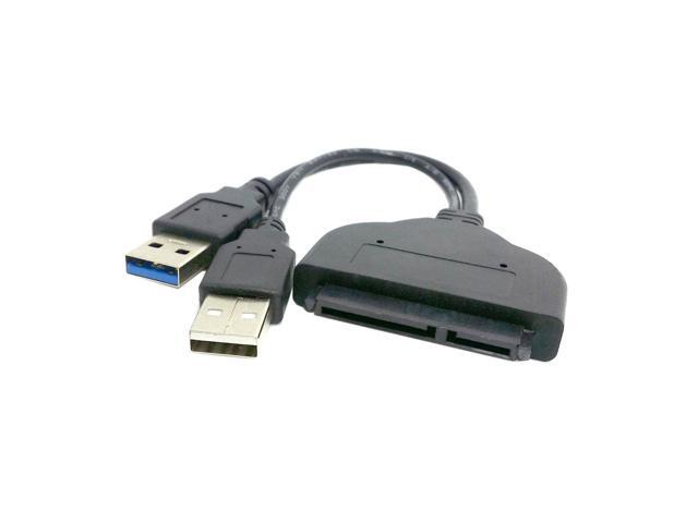 Vszerda 2 in 1 Mini SATA mSATA SSD NGFF SATA SSD to 2.5' SATA 3.0 III Hard Disk PCB Converter Adapter with SATA to USB 3.0 Data Cable