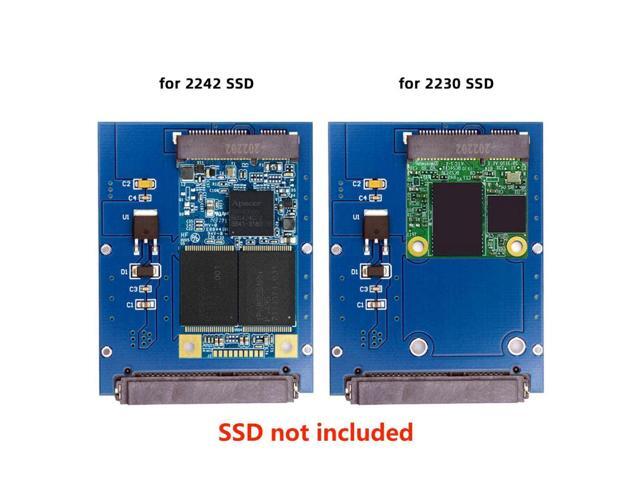 Vszerda Mini PCI-E mSATA SSD to SATA 3.0 22Pin 2.5' HDD Hard Disk PCBA Adapter