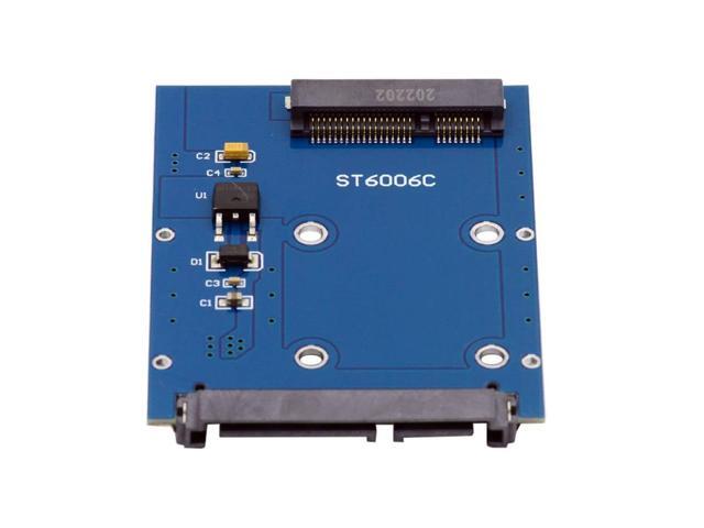 Vszerda Mini PCI-E mSATA SSD to SATA 3.0 22Pin 2.5' HDD Hard Disk PCBA Adapter