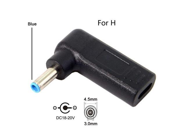 Vszerda USB 3.1 Type C USB-C to DC 4.5mmx3.0mm Adapter Emulator Trigger 90 Degree Angled