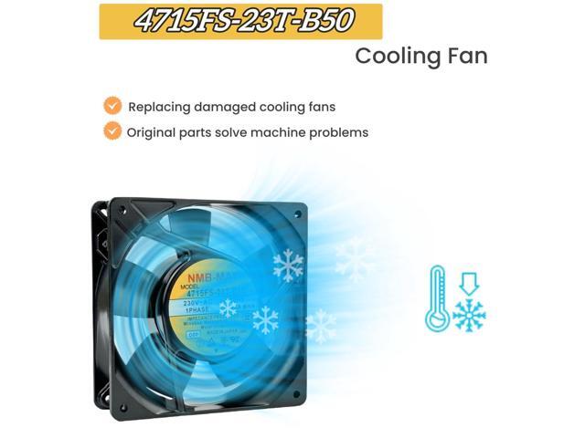 for NMB 4715FS-23T-B50 AXIAL Fan, 230VAC 0.09/0.08A 50/60Hz 12CM Cooling Fan, 120x120x38mm 12038 Cooling Fan