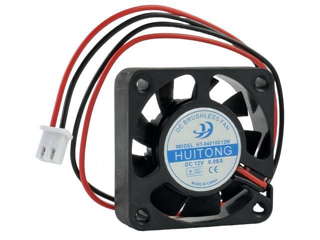 for HT-04010D12M DC12V 0.08A 40×40×10mm Silent Cooling Fan, 2-Wire 4cm DC BRUSHLESS Cooling Fan HT-04010D12M