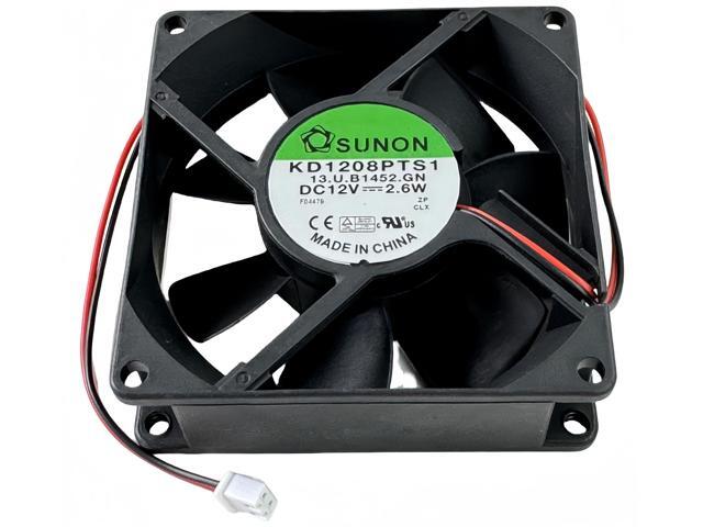 for SUNON KD1208PTS1 Cooling Fan 12V 2.6W 8CM 8025 2-Wire Chassis Power Supply Cooling Fan KD1208PTS1