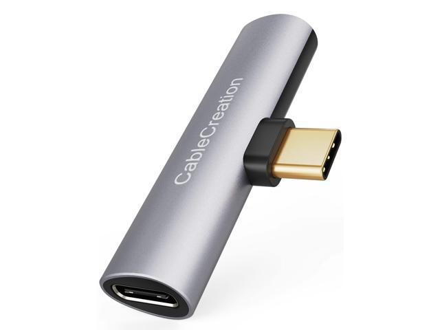 SOEWIOU USB C Splitter, 2-in-1 USB C Audio and PD Charging Adapter, Type C Aux Cord Compatible with New iPad Pro, MacBook, iPhone 16 15, Galaxy...