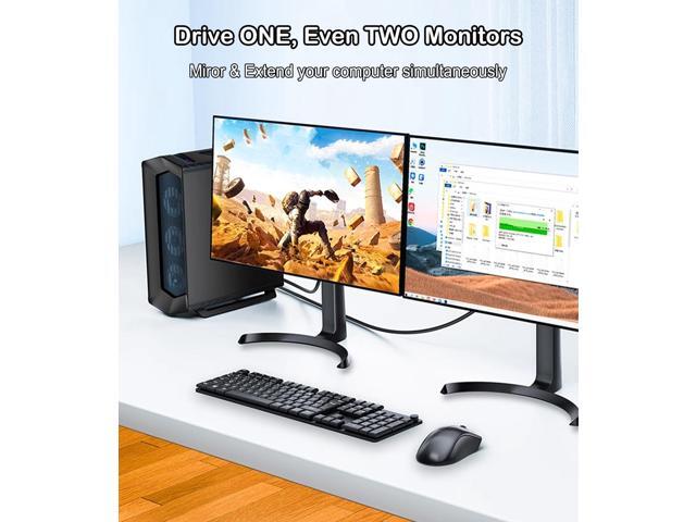DisplayPort to VGA Cable 6FT, Display Port DP to VGA Adapter, 1080P@60Hz Video Cord from Laptop/Computer (DP) to Monitor/Projector (VGA), (Not...