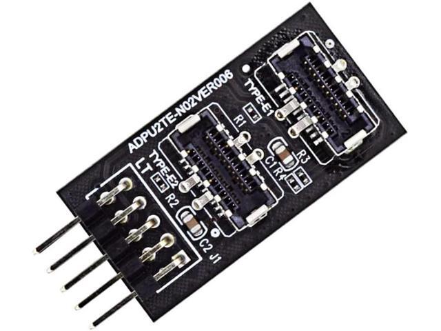 Motherboard USB 2.0 9pin Header to Dual USB 3.2 Front Panel Socket Key-A Type-E Extension Hub Splitter Adapter - USB 9 Pin to 2x USB 3.2...