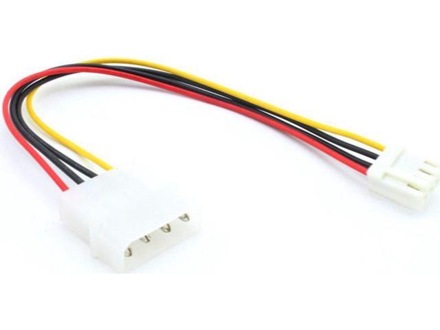 IDE Molex Large SP4 4Pin Power Supply to Floppy Drives Small 4 pin Adapter Converter Power Cord Cord for Floppy Drive