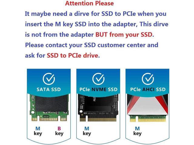 Dual M.2 PCIe Adapter, M2 SSD NVME (m-Key) or SATA (b-Key) 22110 2280 2260 2242 2230 to PCI-e 3.0 x4 Host Controller Expansion Card for Desktop PCI...
