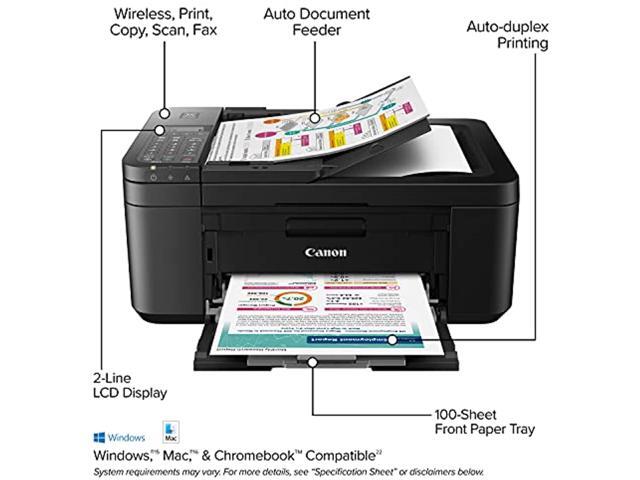 Canon PIXMA TR4720 Wireless All-in-One Printer (Black) - image 2