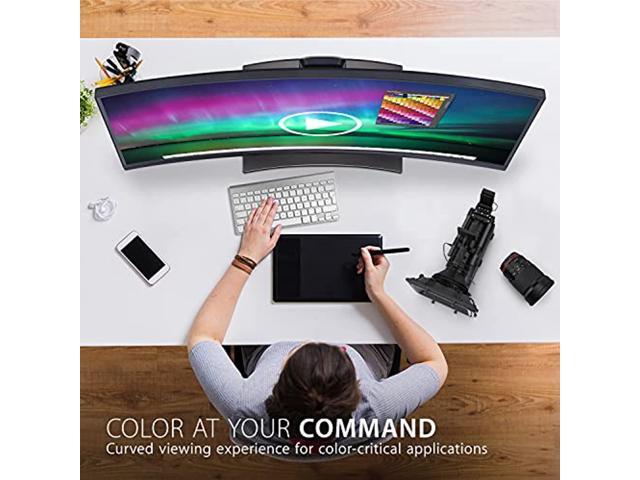 ViewSonic - ColorPro VP3881A 38" LED WQHD Curved Monitor with HDR10 (USB C/HDMI/DisplayPort) - Black - image 8