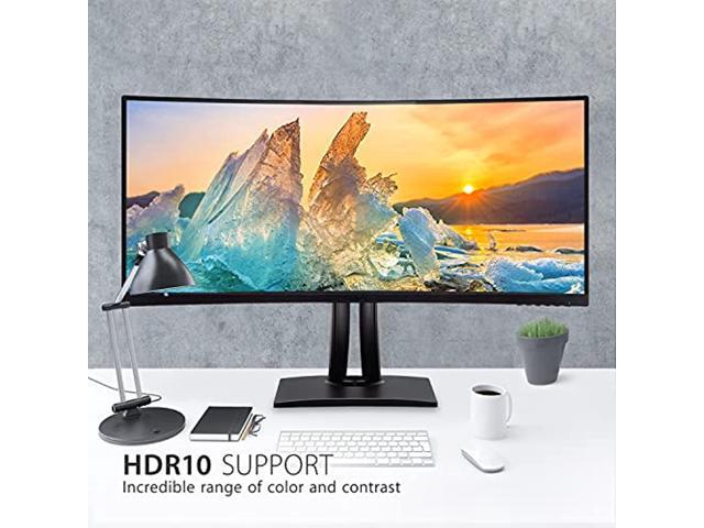 ViewSonic - ColorPro VP3881A 38" LED WQHD Curved Monitor with HDR10 (USB C/HDMI/DisplayPort) - Black - image 10