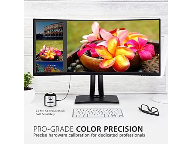ViewSonic - ColorPro VP3881A 38" LED WQHD Curved Monitor with HDR10 (USB C/HDMI/DisplayPort) - Black - image 11