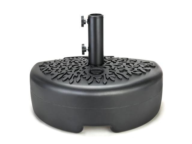 Photos - Other household accessories Home Zone Living 40lb Half Round Fillable Patio Umbrella Base Stand, 18in,