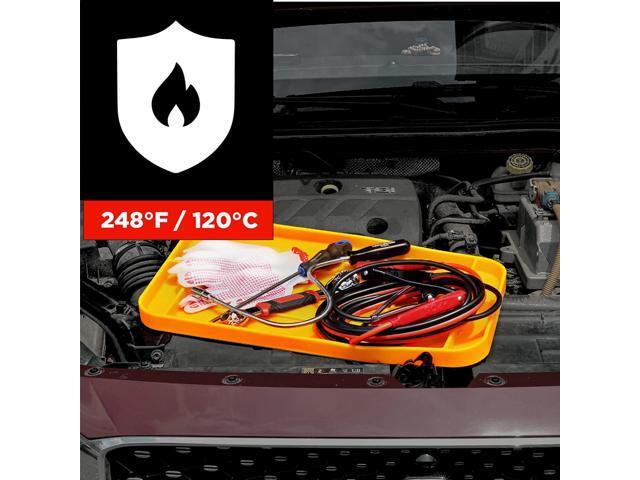 MOTORHEAD Super Grip Silicone Tool Tray Set (4-Piece: 23, 16, 12 & 4) Magnetic, Non-Slip, Anti-Scratch, Oil & Solvent Proof, Withstands...