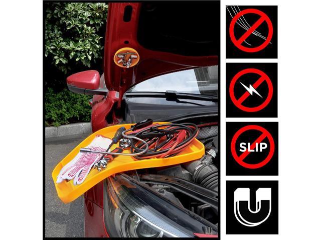MOTORHEAD Super Grip Silicone Tool Tray Set (4-Piece: 23, 16, 12 & 4) Magnetic, Non-Slip, Anti-Scratch, Oil & Solvent Proof, Withstands...