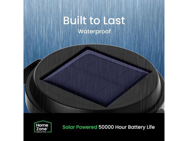 Home Zone Security 2 Packs Solar Crackle Glass Solar Lanterns Light Hanging Outdoor Waterproof 10 Lumens 3000K Decorative Large Crackle Glass...