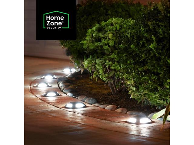 Home Zone 12 Packs Outdoor Solar Deck Light, Black, 20 Lumens, Waterproof, Dusk to Dawn, Aluminum Plastic Case for Decor Fence Step Pathway...