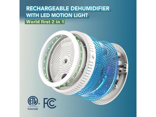 MAXSafes 2-in-1 Renewable Dehumidifier with Motion Sensor LED Light, Perfect For Gun Safe, Gun Cabinet and other enclosed areas, ETL Approved