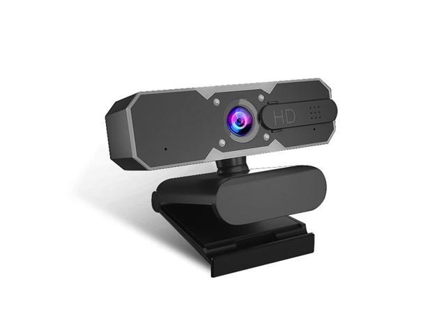 TISHRIC Webcam 1080P Autofocus Dynamic RGB Atmosphere Lamp Web Camera with Fill Light PC Camera Web Cam For Game Anchor Live