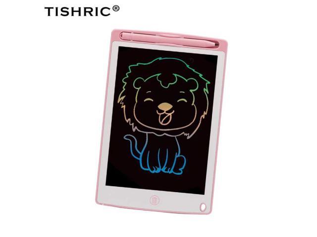 TISHRIC Drawing Tablet With Screen Writing Tablet For Drawing Pad 6.5 Inch Colorful Drawing Board LCD Erasing Writing Board