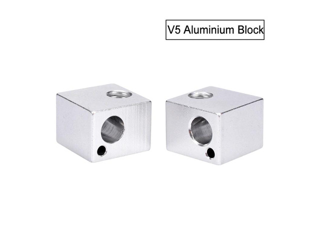 3D Printer Parts V5 Aluminium Block All metal heating block of Hotend 3D aluminum process 16x16x12mm printer accessories
