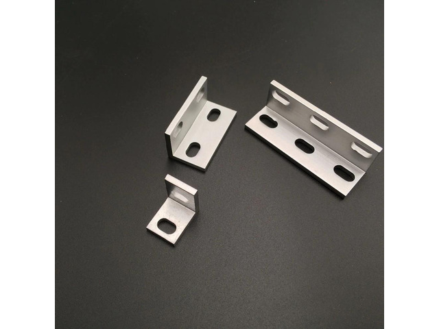 funssor 1pcs V-slot single/double/triple aluminum L Bracket for openbuilds CNC mill 3D printer DIY parts
