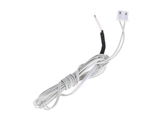 Funssor 1 pc NTC 3950 100K ohm Thermistor Sensor with 1m Cable for RepRap i3 Anet 3D Printer Kit Accessories