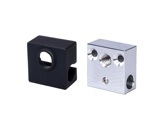 CR10 Heater Block MK8 Silicone Sock For Micro Swiss Cr10 Hotend Ender 3 Mk7/Mk8/Mk9 J-head Extruder Heat Block